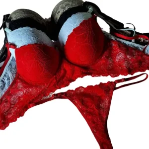 Pack X3 Conjunto Soft Con Base Y Puntilla Tanga Less New 220
