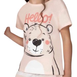 Pijama Verano Jersey Talle 4 Al 16 Lencatex 26901 Rosa 10