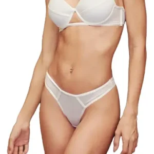 Conjunto Soft Con Base Less Puntilla Andressa 2058 Blanco 100