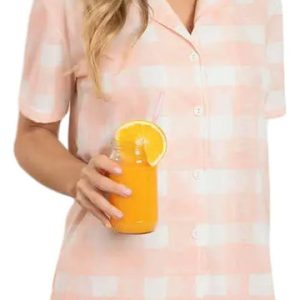 Pijama Verano Jersey Camisa Lencatex 25765 Talles Grandes