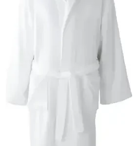 Bata Toalla Salida De Baño Talle Especial Unisex 550g Color Blanco L