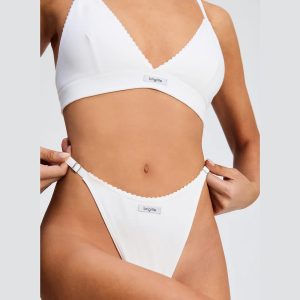 Conjunto De Lencería Brigitte Modelo 2428 Para Mujer Blanco 105