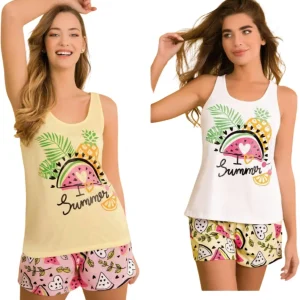 Pijama Verano Mujer Jersey Algodón Lencatex 21753