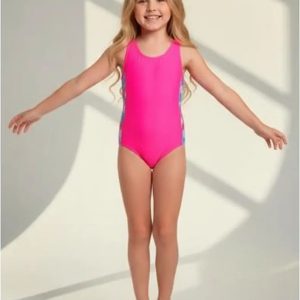 Malla Juvenil 2 Piezas Enteriza + Short Tasa Remo 54718 Fucsia 12