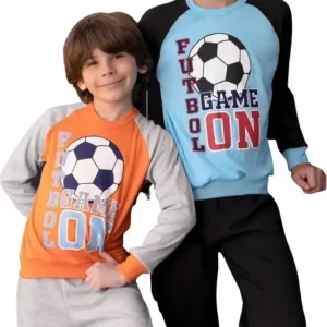 Pijama Invierno Varon Nene Inerlock Futbol Marey 8026
