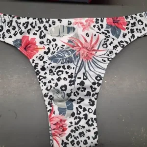Malla Bombacha Cola Less De Tricot Estampado Mk 3447