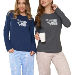 Pijama Invierno Mujer Jersey Algodón Lencatex 25364