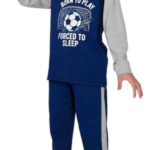 Pijama Invierno Cómodo Jersey Talle 4 Al 16 Lencatex 26931 Azul 10