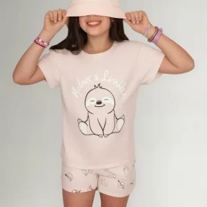 Pijama Verano Jersey Lencatex 26902 Rosa 12