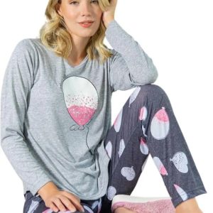Pijama Invierno Manga Larga Susurro 3005 Talles Grandes Al 8