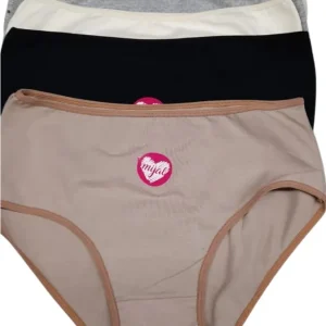 Pack X 3 Bombacha Tiro Corto Algodón Y Lycra Mijal 104 Surtido Único
