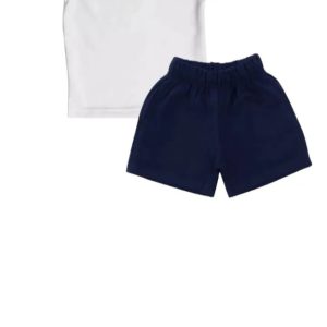 Conjunto Colegial Remera Y Short  Niño/niña