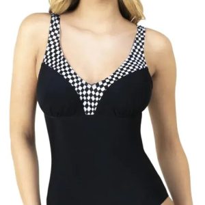 Malla Enteriza Vedetina Mujer Nodagi 335 Talles Grandes Azul 6