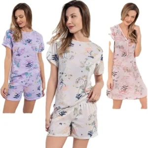 Pijama Verano Mujer De Jersey Lencatex 23764 Talles Grandes