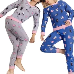 Pijama Invierno Mujer De Viscosa Lencatex 22306