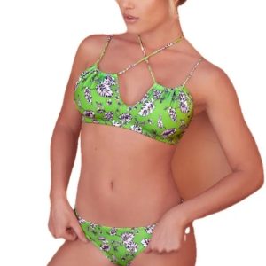 Malla Bikini Top Frunce Vedetina Semiless Marcela Koury 3559