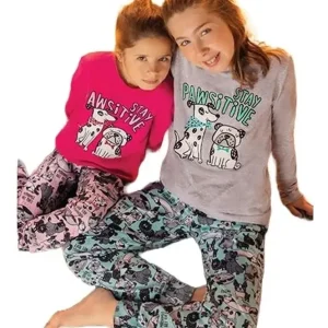 Pijama Infantil Nena Algodón Invierno Lencatex - Art. 23922