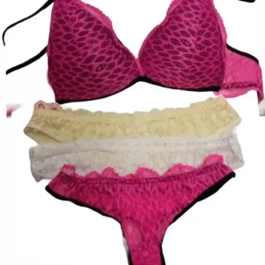 Conjunto 3 Piezas Encaje Triángulo New Sensation 220