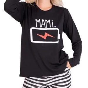 Pijama Invierno Algodón Battery - Bianca Secreta 22210
