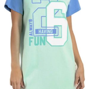 Camisola Verano Mujer Jersey Lencatex 26812 Verde Xl