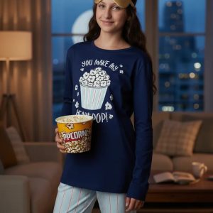 Pijama Infantil Lencatex Luminoso Modelo 26923 Azul 10