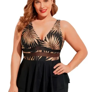 Malla Tankini Con Taza Transparente Short Cindisami 587366