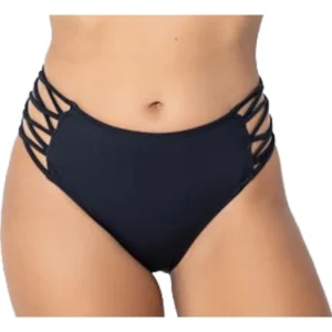Malla Bombacha Alta Con Cruces Laterales Bianca Mare 25269