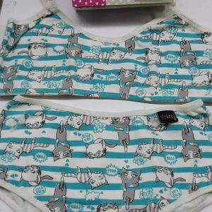 Conjunto Nena Algodón Y Lycra Estampado De Niña Marey 734