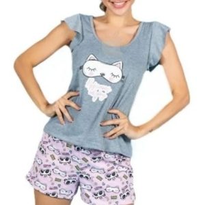 Pijama Juvenil Verano Modal Volados Bianca Secreta 22005