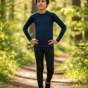 Conjunto Calza Térmica Y Camiseta Deportiva Niño Tipico Dep.
