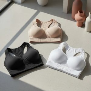 Pack X3 Corpiño Deportivo Cruzado Sin Costura Con Taza 551