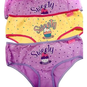 Pack X3 Bombacha Culotte Nena, Niña Marey Estampada Art. 70