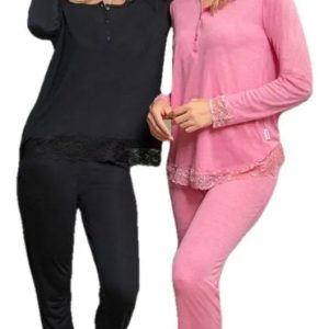 Pijama Invierno Mujer Susurro 3052 Talles Grandes Hasta El 8 Rosa 7