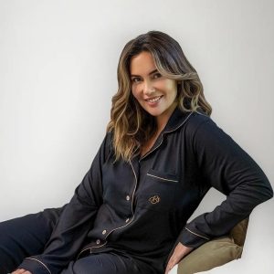 Pijama Invierno Mujer 25522 Bianca Secreta Negro 4