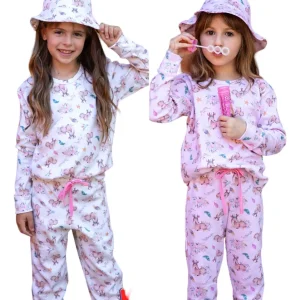 Pijama Invierno Nena Niñas Interlock Bianca Secreta 24556