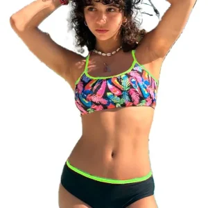 Bikini Juvenil De Top Estampado Y Culotte - Agatha 600