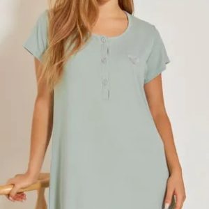 Camisón Susurro 3868 Para Mujer, Cómodo Y Elegante Marino 3