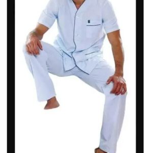 Pijama Hombre Abotonado M/corta Pantalón Largo Tipico 630
