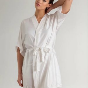 Bata Mujer Lisa Raso Suave Flowers 1005 Blanco Lisa Unico