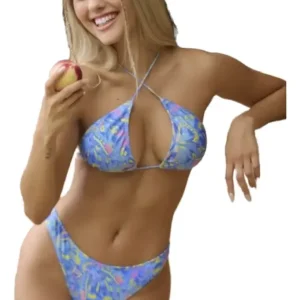 Malla Bikini Triángulo Con Cola Less Marcela Koury 3604