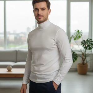 Polera Camiseta Térmica Hombre Frisada C/spandex