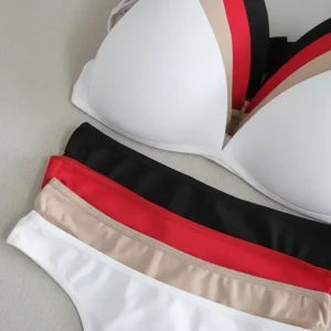 Pack X3 Conjunto Triangulo Soft Algodon Y Lycra Less New 530 Surtido 100