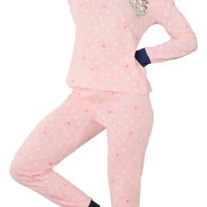 Pijama Mujer Jersey Estampado Invierno Lencatex 25354