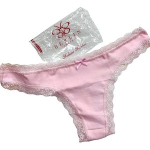 Pack X3 Bombacha Colaless Algodón C/puntilla Esp. Berlín 602 Rosa Especial