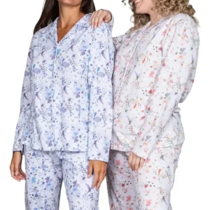 Pijama Interlock Abotonado 24549 Bianca Secreta T. Grandes