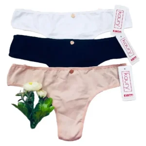 Pack X3 Bombachas Culotte Less De Algodón Kaury 8158