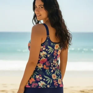 Tanquini Malla Juvenil Taza Desmontable Y Short Art 3137 Azul 48