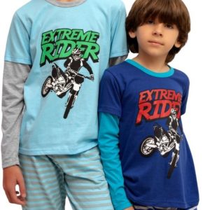 Pijama Invierno Varon Nene Jersey Estampado Marey 8028