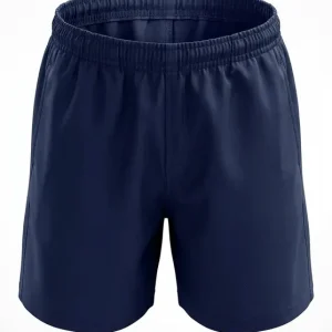Short Rustico Azul Uniforme Escolares Colegial C/bolsillo