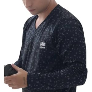 Pijama De Hombre Casac.estamp.y Pantalon Liso